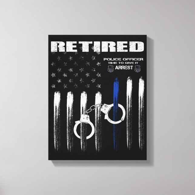 Blue Thin Line Grunge Canvas Print Leinwanddruck (Vorderseite)