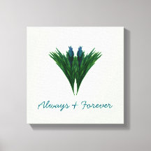 Blue Thistle - Immer & Forever - Leinwand
