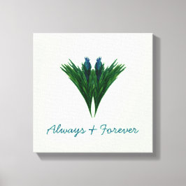Blue Thistle - Immer & Forever - Leinwand
