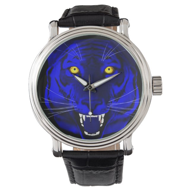 Blue Tiger Armbanduhr (Vorderseite)