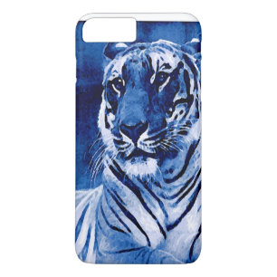 Blue Tiger Artwork iPhone 7 Plus Coque
