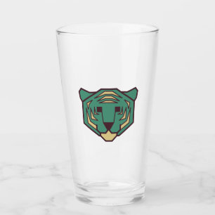 Blue Tiger Head Glas