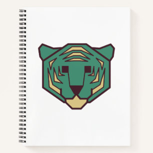 Blue Tiger Head Notizbuch