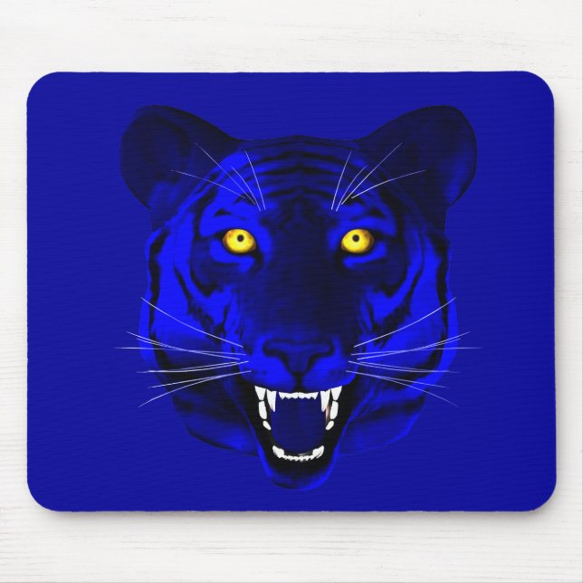 Blue Tiger Mousepad (Vorne)