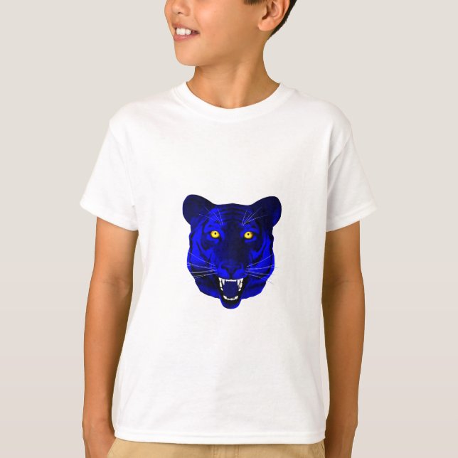 Blue Tiger T-Shirt (Vorderseite)
