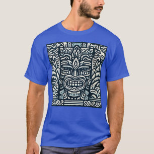 Blue Tiki Gott für Ihre Tiki Bar VNeck T-Shirt