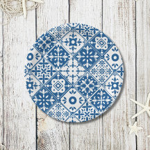 Blue Tile Santorini griechisch/spanisch Thema
