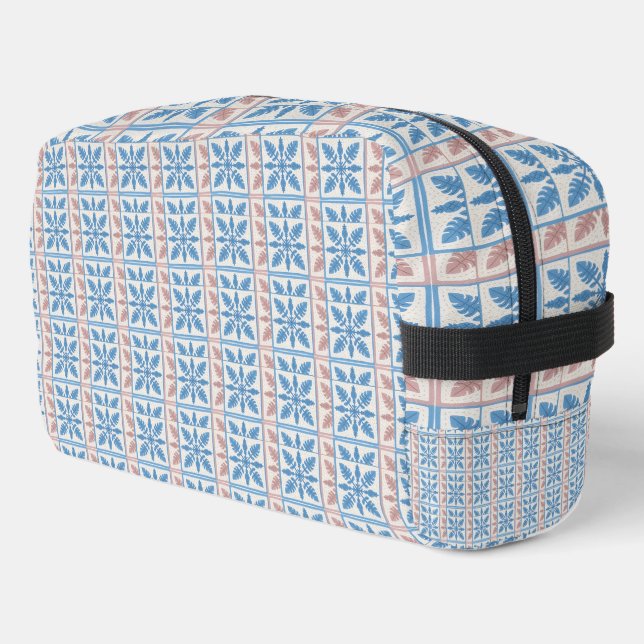 Blue Tile Waschbeutel (Linke Seite)