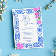 Blue Tiles Bougainvillea elegante Babydusche