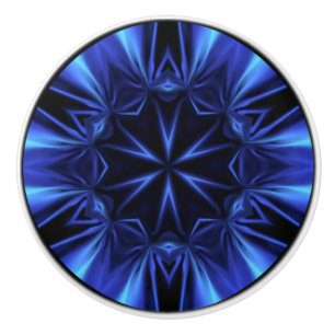 Blue Time Warp ~ Inspiriert durch die Milchstraße Keramikknauf