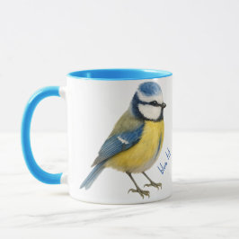 Blue Tit Bird Mug Nature Lover Gift