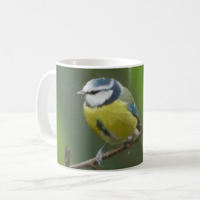 Blue Tit Tasse (Vorderseite Links)