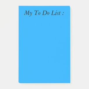 Blue To Do List Post-it Klebezettel