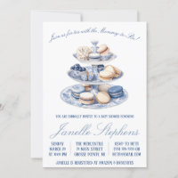 Blue Toile China, Viktorianisch Tee Party Babydusc