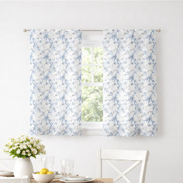 Blue Toile Coquette Ribbons and Bows