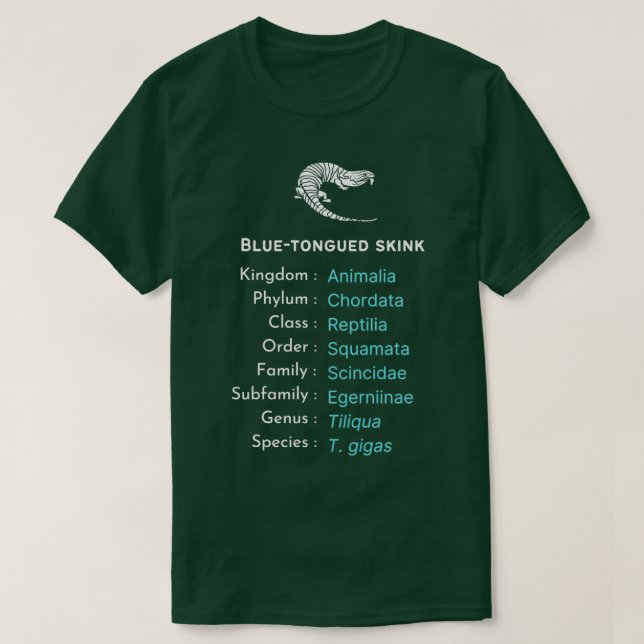 Blue Tongued Tegu Geschenk Reptilienliebhaber Skin T-Shirt (Design vorne)