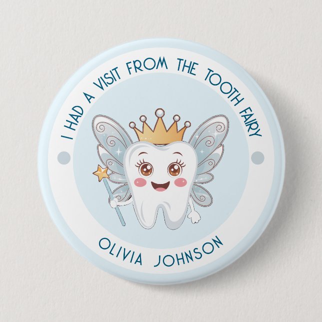 Blue Tooth Fairy Button (Vorderseite)