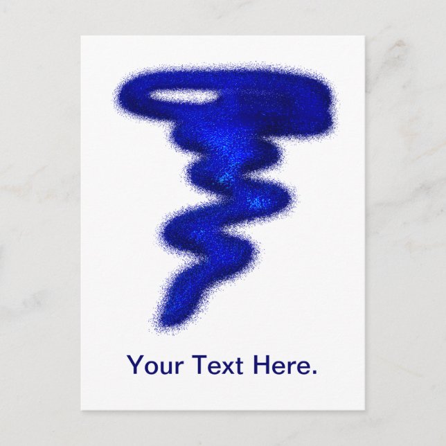 Blue Tornado Postkarte (Vorderseite)
