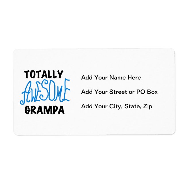 Blue Total Phantastisch Grampa T - Shirt und Gesch (Vorne)