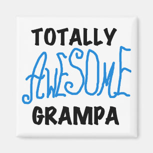 Blue Total Phantastisch Grampa T - Shirt und Gesch Magnet