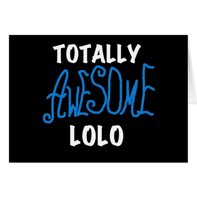 Blue Total Phantastisch Lolo T - Shirt und Geschen (Vorderseite (Horizontal))