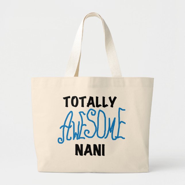 Blue Total Phantastisch Nani T - Shirt und Geschen Jumbo Stoffbeutel (Vorne)