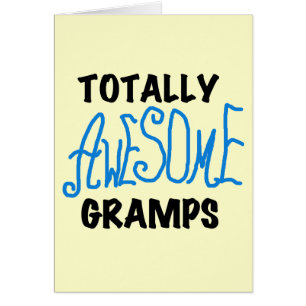 Blue Totally Phantastisch Gramps T - Shirt und Ges