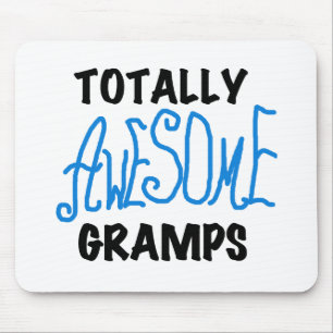 Blue Totally Phantastisch Gramps T - Shirt und Ges Mousepad