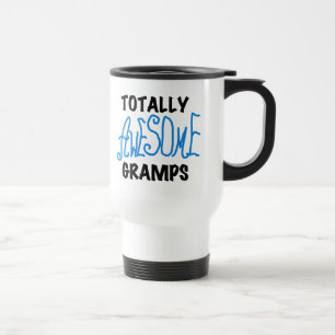 Blue Totally Phantastisch Gramps T - Shirt und Ges Reisebecher