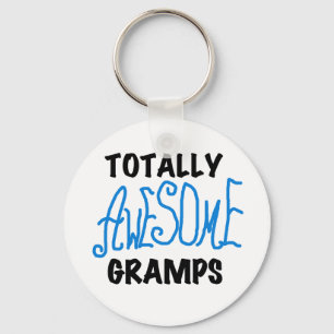 Blue Totally Phantastisch Gramps T - Shirt und Ges Schlüsselanhänger
