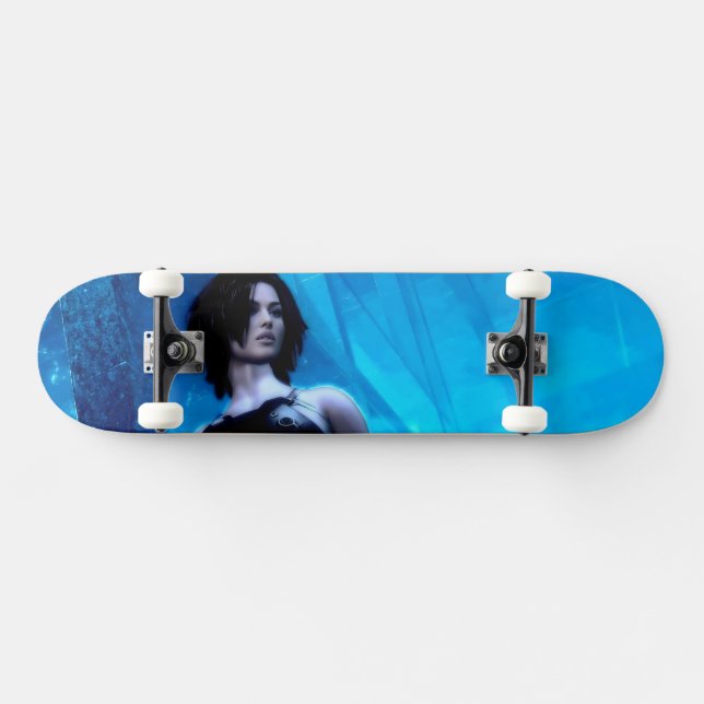 Blue Toxin Skateboard (Horizontal)