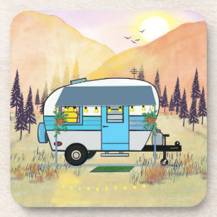 Blue Trailer Untersetzer