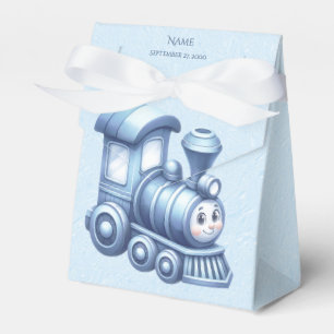 Blue Train Favor Box Geschenkschachtel