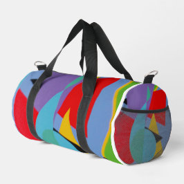 Blue Treble Clef Modern Duffel Bag Duffle Bag