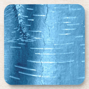 Blue Tree Bark Getränkeuntersetzer
