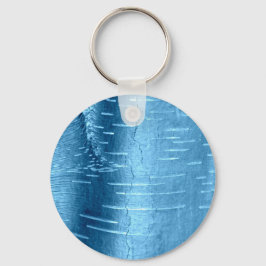 Blue Tree Bark Schlüsselanhänger