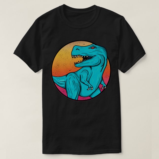 Blue TRex1 T-Shirt (Design vorne)