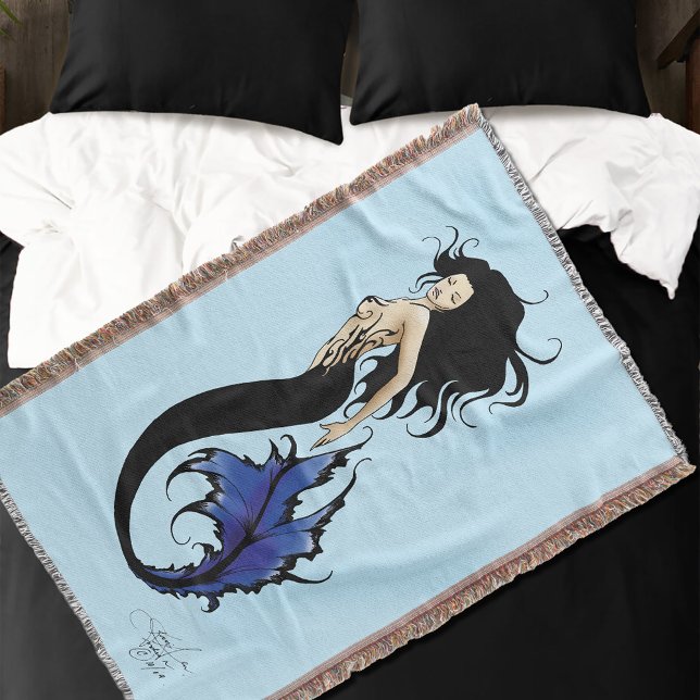 Blue Tribal Mermaid Decke (Von Creator hochgeladen)