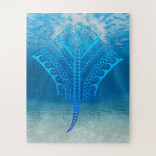 Blue Tribal Stingray
