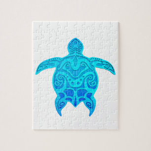 Blue Tribal Turtle