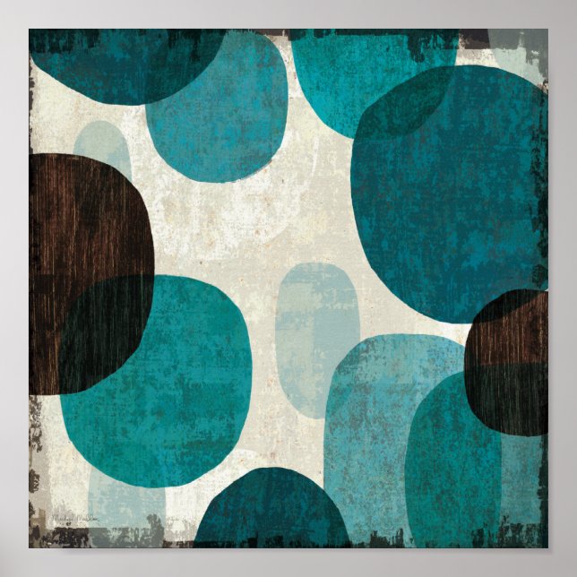 Blue Tropfen Poster (Vorne)