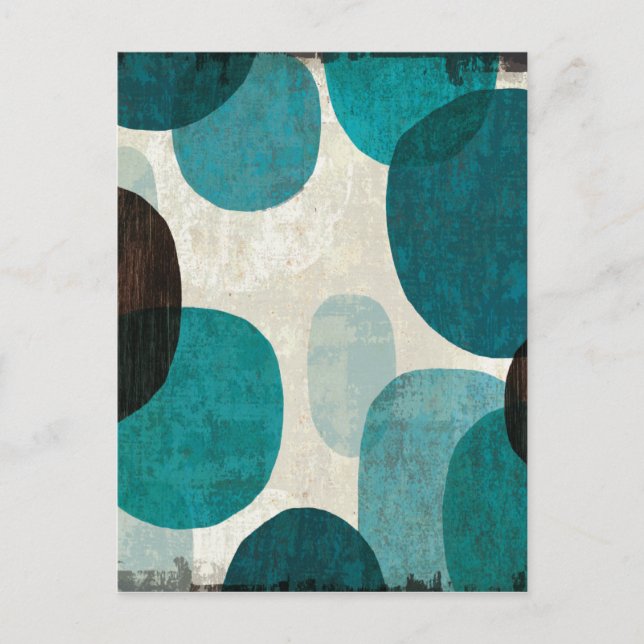 Blue Tropfen Postkarte (Vorderseite)