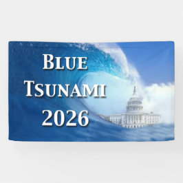 Blue Tsunami Election 2026 Banner