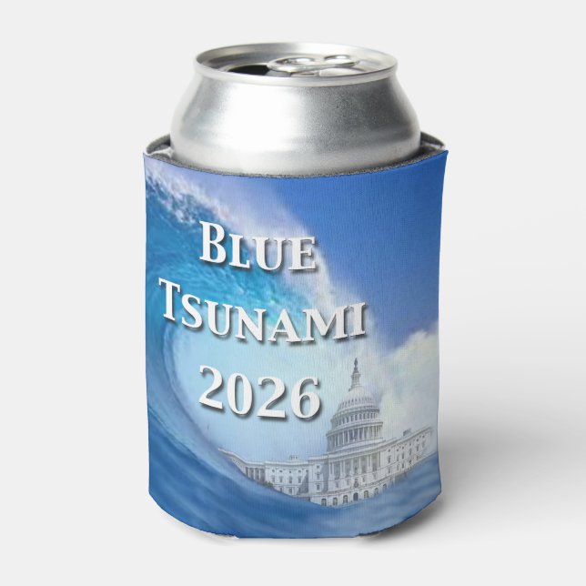 Blue Tsunami Election 2026 Dosenkühler (Kanne Vorderseite)