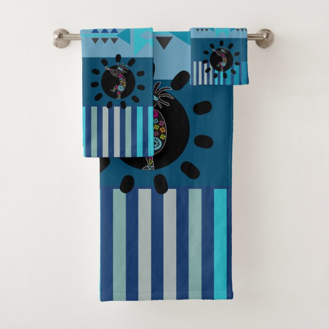 Blue Turquoise Sud-Ouest Kokopelli (En situation)