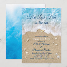 Blue Two Less Fish in Sea Engagement Party