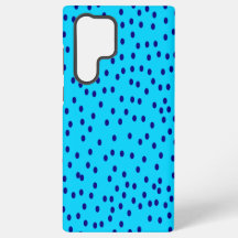 Blue Two Toned Polka Dots