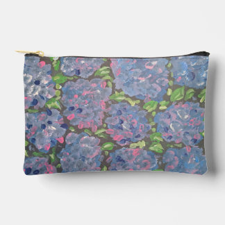 Blue Überance Floral Accessories Pouch Zubehörtasche