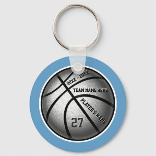 Blue und Silver Cheap Basketball Schlüsselanhäng Schlüsselanhänger