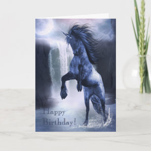 Blue Unicorn 1 Karte